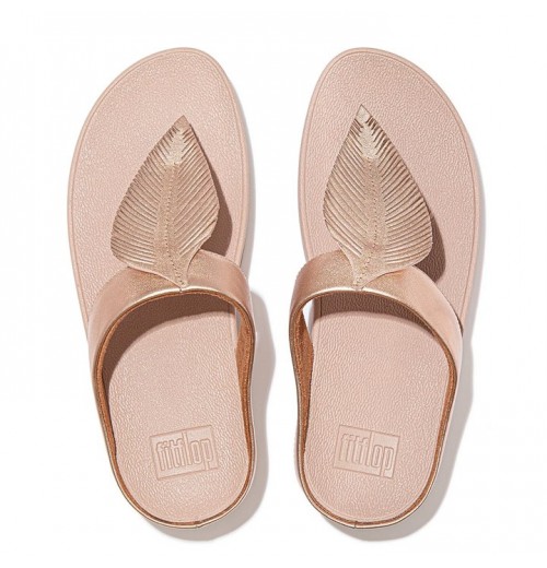 Sandal Kaki Metalik Bulu Fino