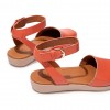 Sandal Tali Belakang Kulit Peep-Toe Cova Pop Binding