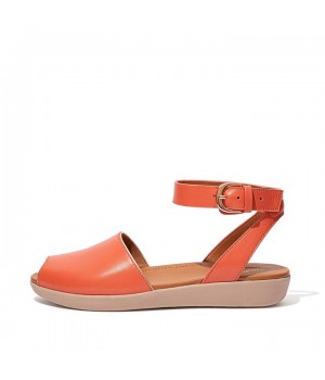 Sandal Tali Belakang Kulit Peep-Toe Cova Pop Binding