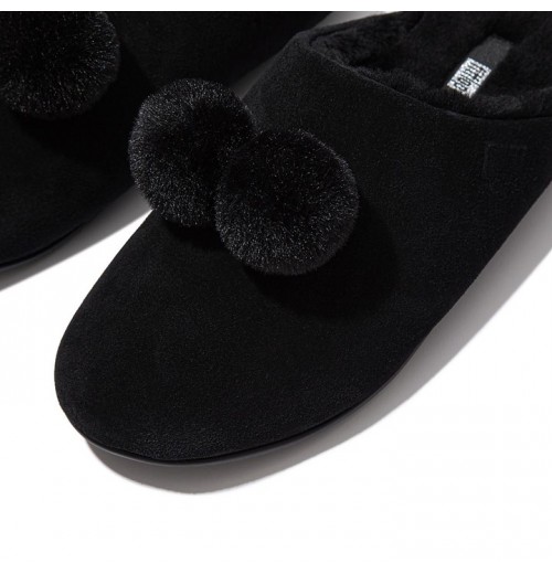 Sandal Shearling Chrissie Pom-Pom