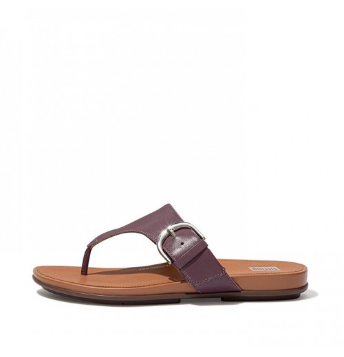 Sandal Ujung Kaki Kulit Gracie Buckle