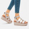 Sandal Wedge Kulit Eloise Espadrille