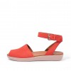 Sandal Tali Belakang Cova Suede Peep-Toe