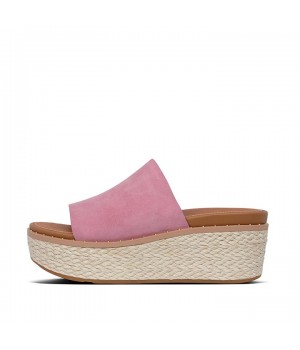 Sandal Wedges Slide Eloise Espadrille Suede