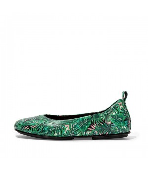 Flat Balet Kulit Lembut Allegro Jungle Print