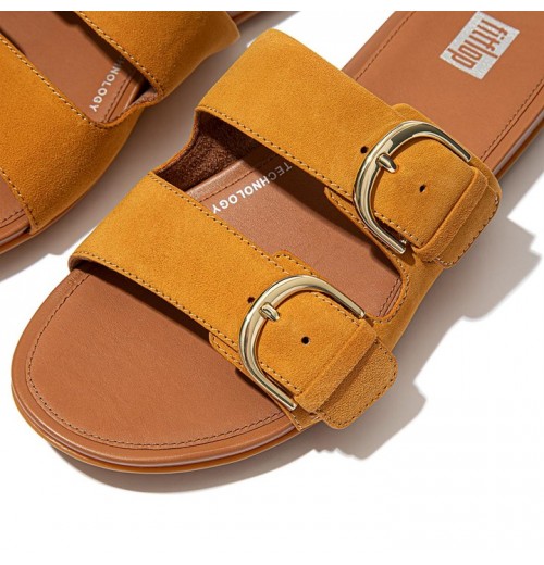 Slide Suede Gracie Buckle