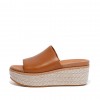 Sandal Wedges Slide Wedge Kulit Eloise Espadrille