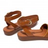 Sandal Tali Belakang Kulit Peep-Toe Cova Pop Binding