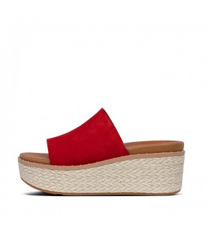 Sandal Wedges Slide Eloise Espadrille Suede