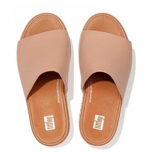 Sandal Wedges Slide Wedge Kulit Eloise Espadrille